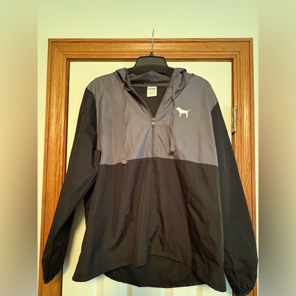 PINK Quarter Zip Windbreaker